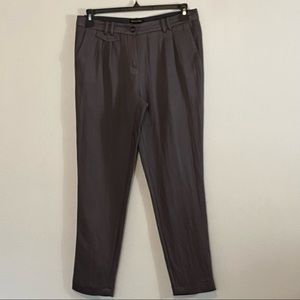 Massimo Dutti Brown Tapered Leg Pants Trousers US size 8